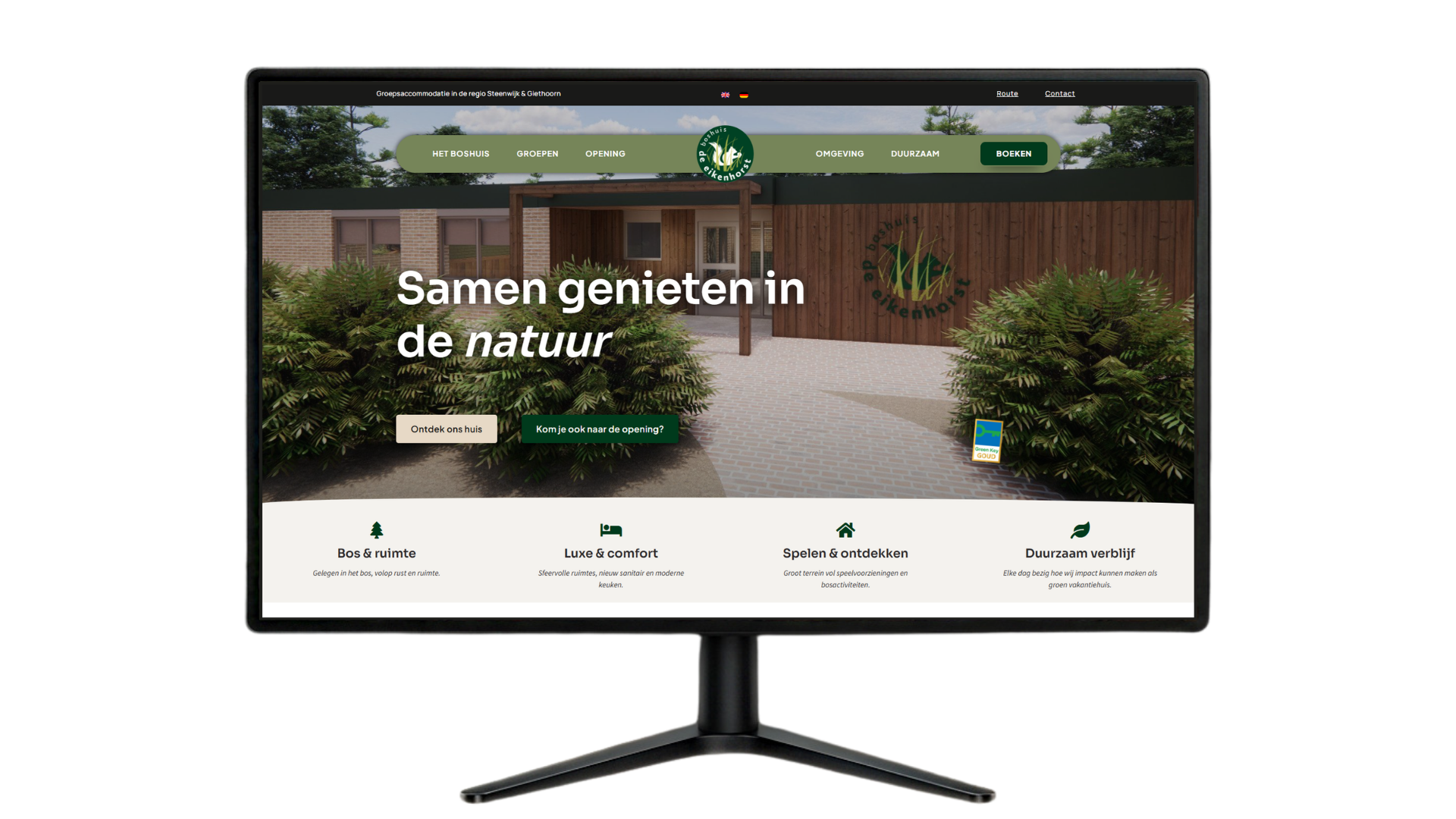 Designhoff - Webdesign - Portfolio - Boshuis de Eikenhorst