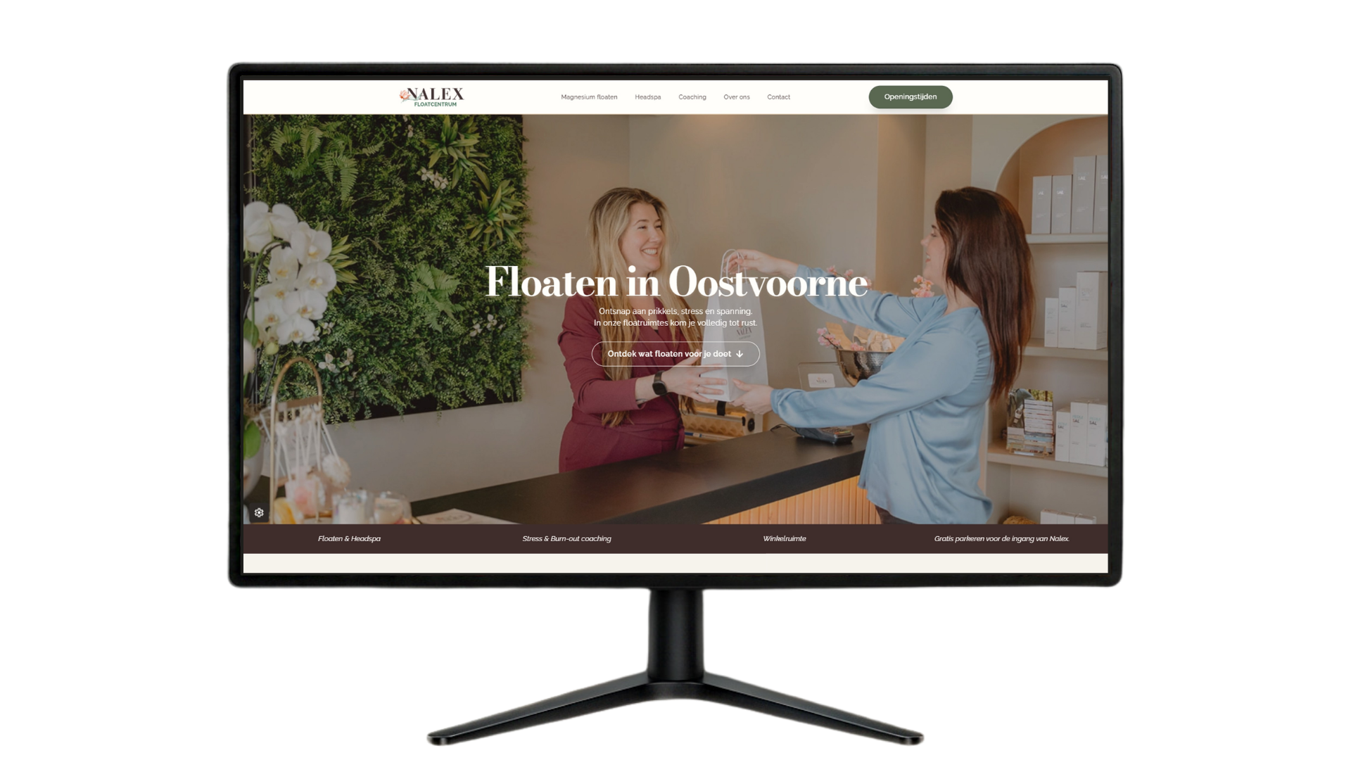 Designhoff - Webdesign - Portfolio - Nalex Floatcentrum