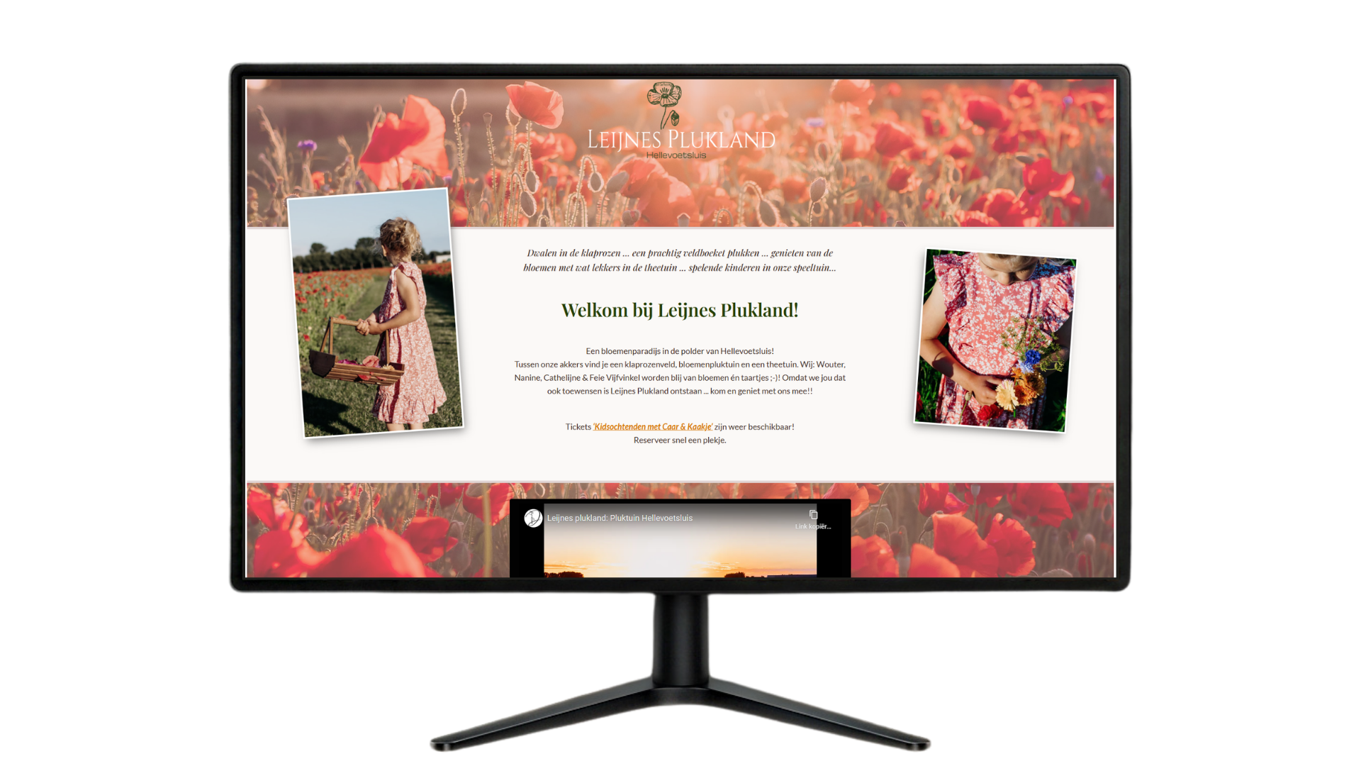 Designhoff - Webdesign - Portfolio - Pluktuin Hellevoetsluis - Leijnes Plukland