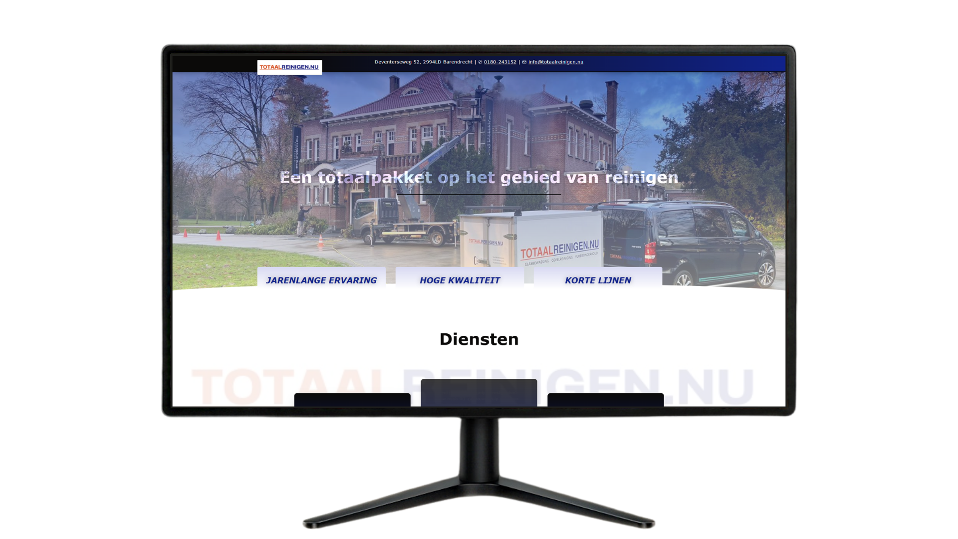 Designhoff Webdesign Portfolio Pluktuin Hellevoetsluis Totaalreinigen