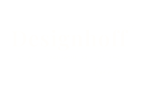 woordmerk logo Designhoff - witte logo