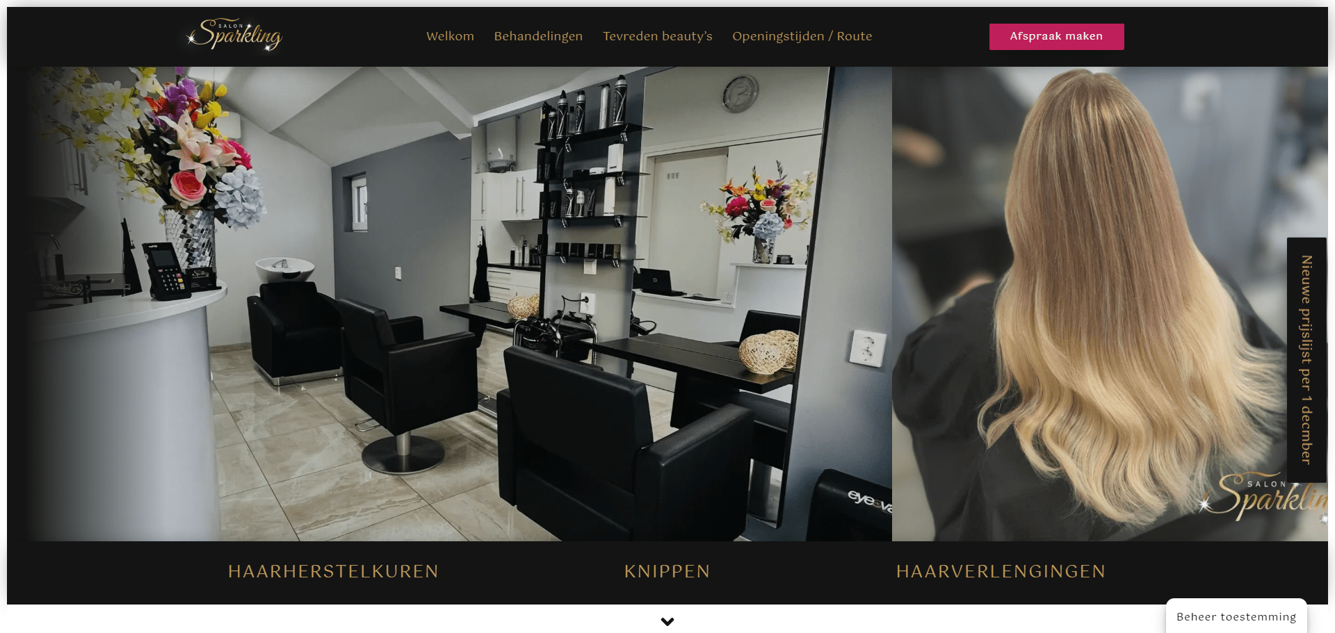 Onderhoud 4 Salon Sparkling